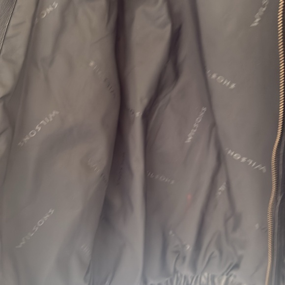 Wilson’s Black Leather Jacket, Sz L - Picture 9 of 11